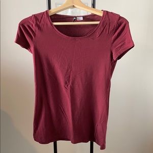 Burgundy top by H&M